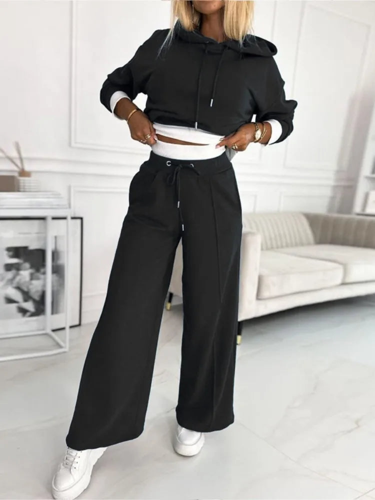Dames Hoodie Set met Joggingbroek Zacht en Comfortabel