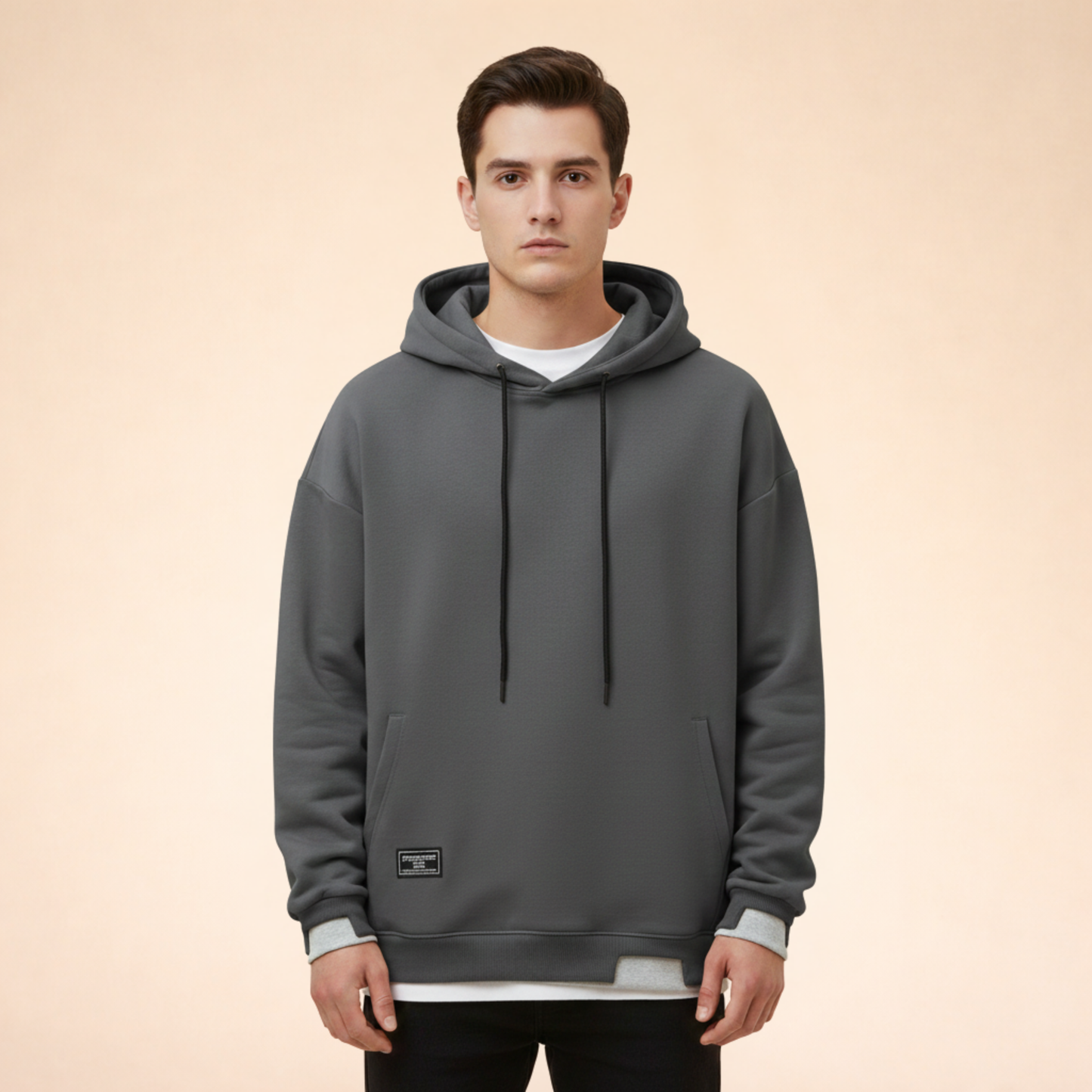 Hoodie Heren Klassiek Comfortabel Zacht