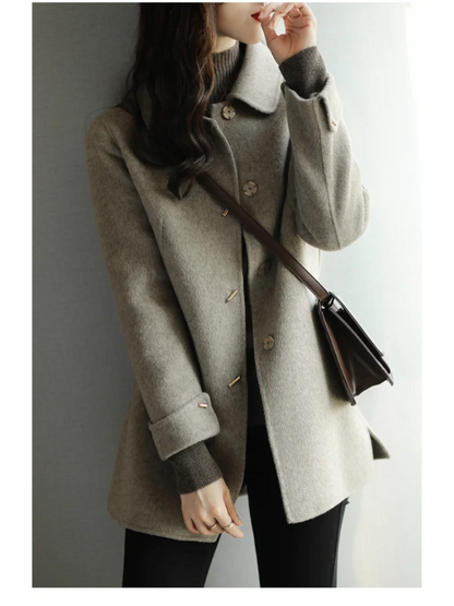 Dames Trenchcoat Klassiek Petit Model Herfst Winter