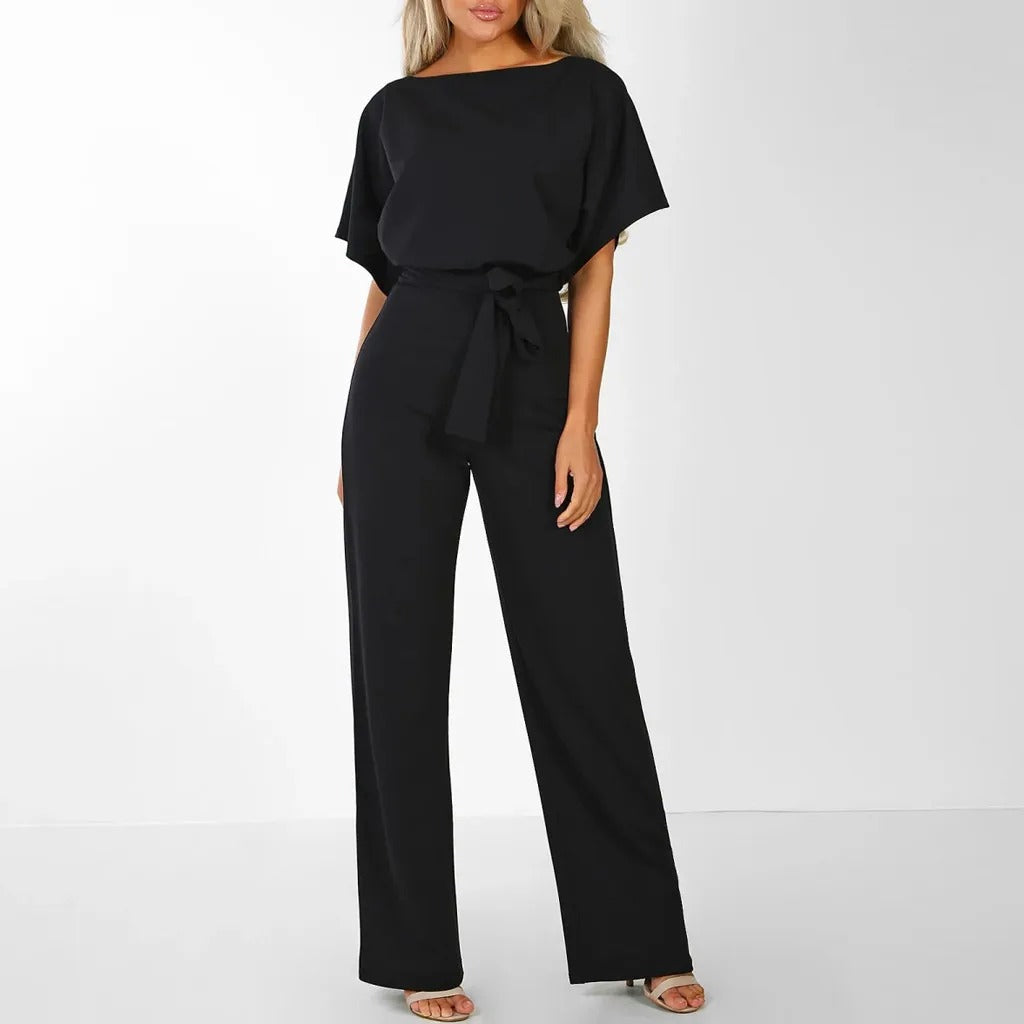 Zomerse Jumpsuit Hoge Taille Comfortabel voor Vrouw
