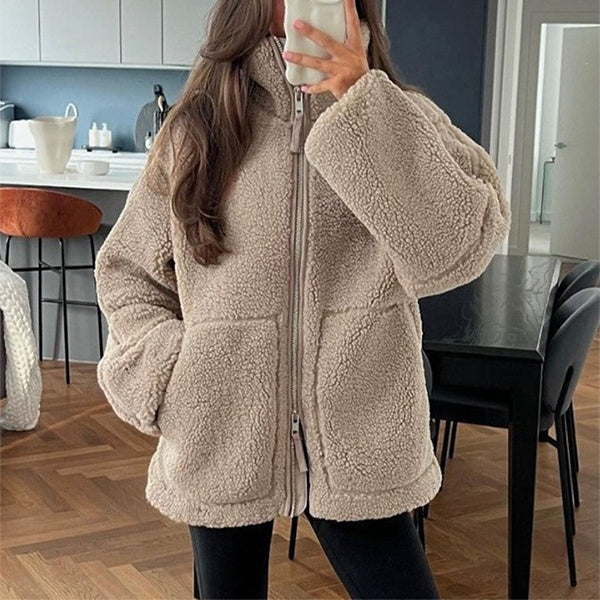 Dames Fleecejas Warm en Zacht voor Winter