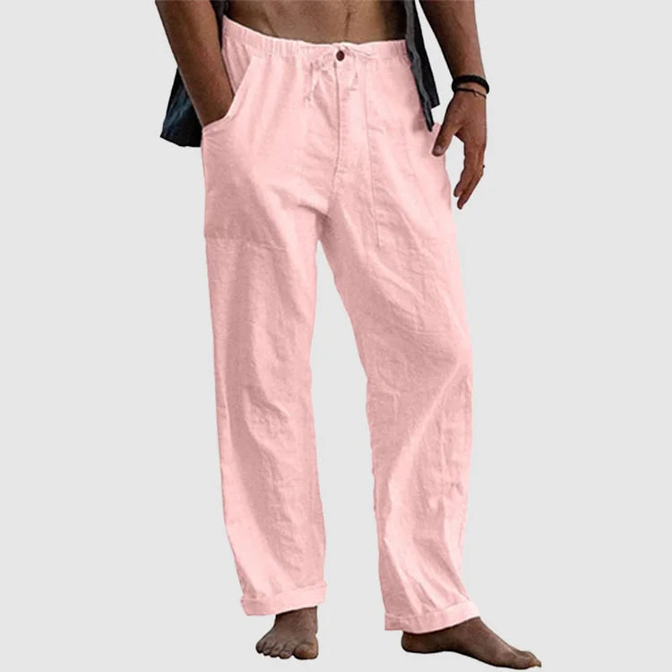 Linnen Broek Heren Casual Zomermodel - StudioMarella