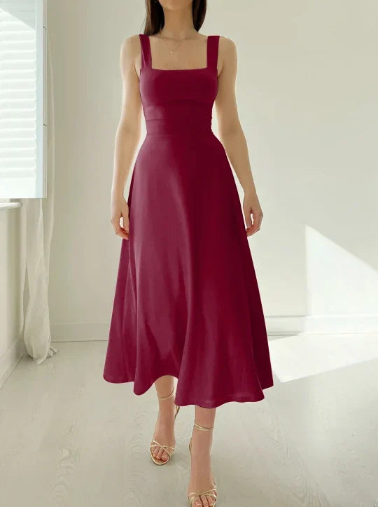 Midi Jurk Elegante Gabriella Stijl