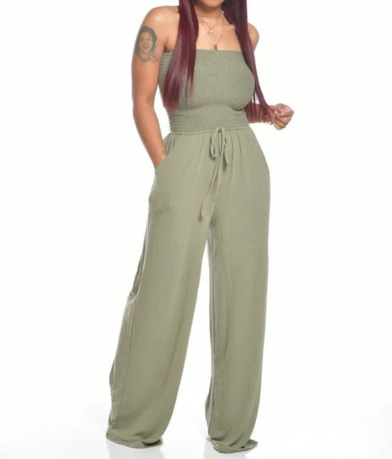 Zomer Jumpsuit Strapless Elegante Lange Broek - StudioMarella