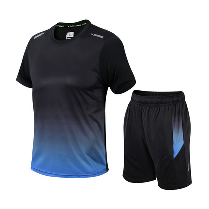 Tweedelige Sportset Heren met Kleurverloop Fashion Design