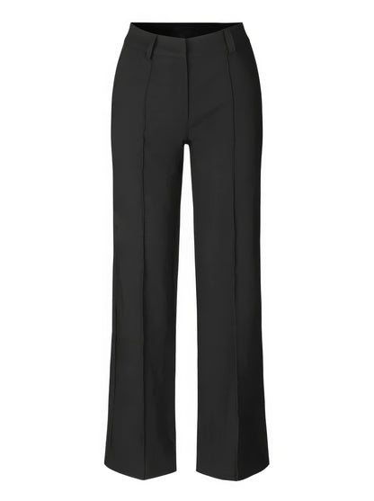 Wijde Pijpen Broek voor Vrouwelijk Comfortabel Chic