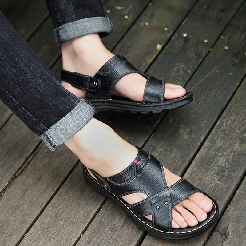 Mode Sandalen van Leer