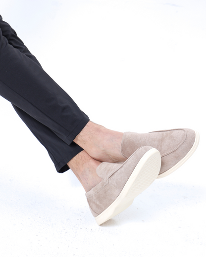 Herenschoenen Suède Loafers Elegante Zomerstijl