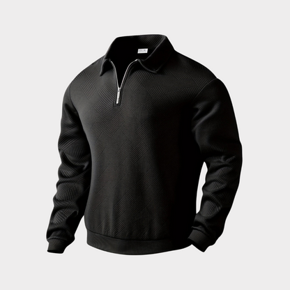 Premium Quarter Zip Trui voor Heren