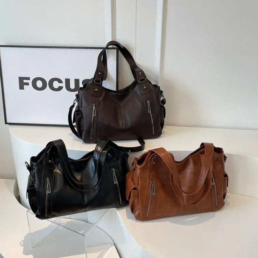 Schoudertas Reid Leren Shoulder Bag