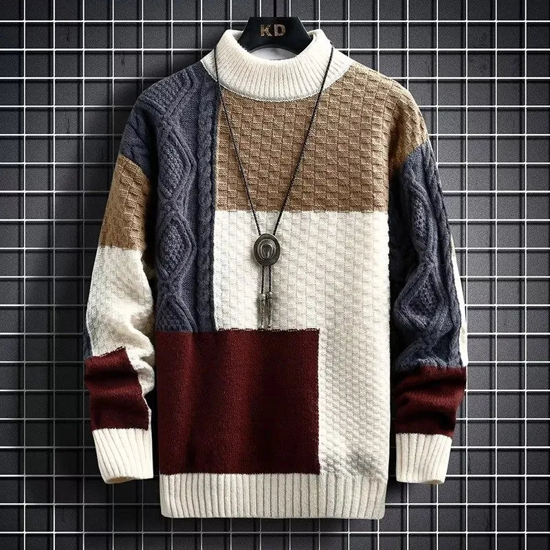Heren Trui Zacht Casual Gebreid Merinowol