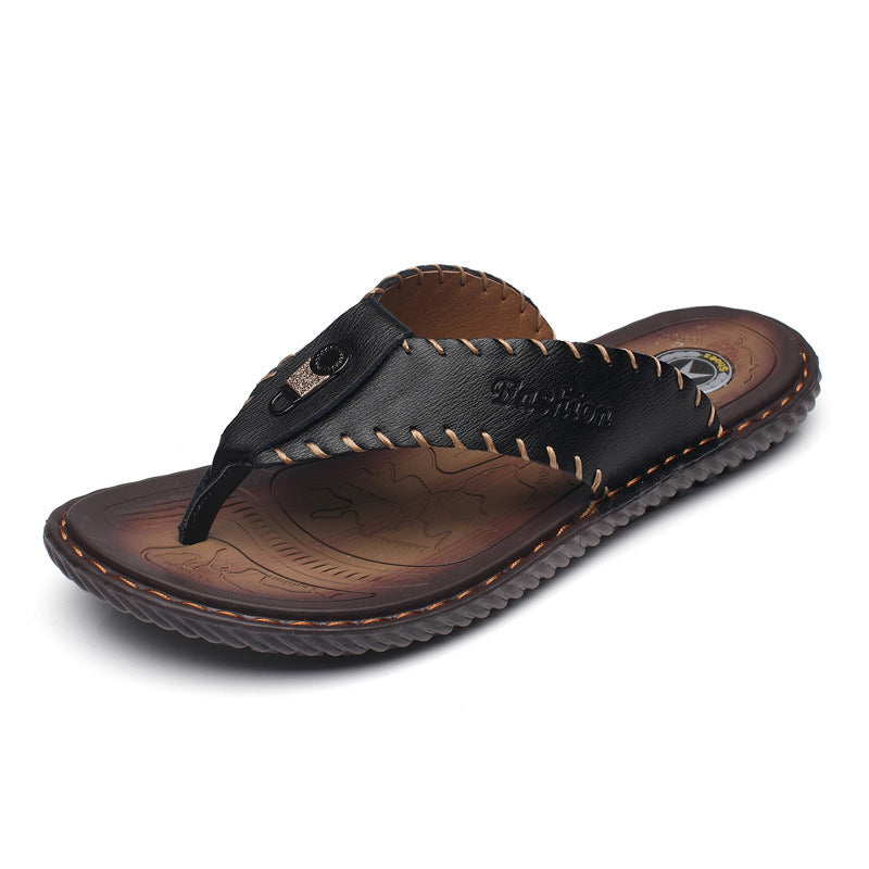 Leren Sandalen Comfortabel Comodo Model voor Heren