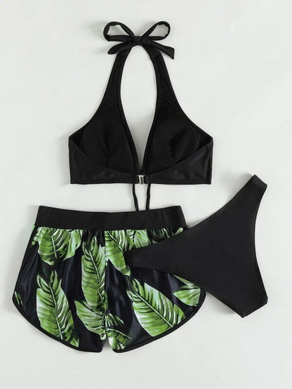Bikini Set Zonnebaden Short en Top Dame