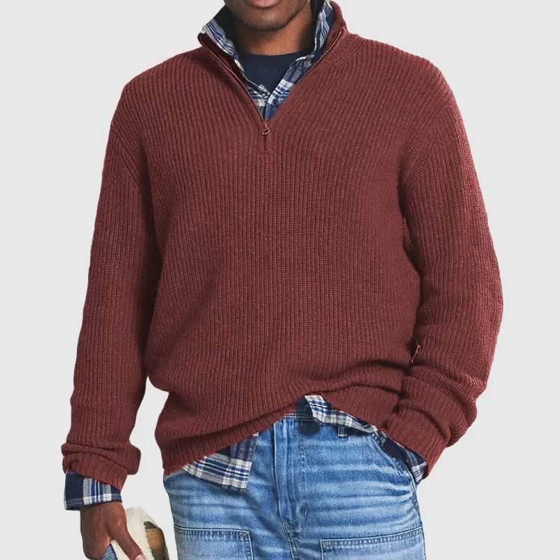 Waterdichte Heren Zipsweater Warm en Kwaliteit