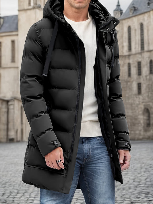 Heren Winterjas Warm met Capuchon en Grote Zakken - StudioMarella
