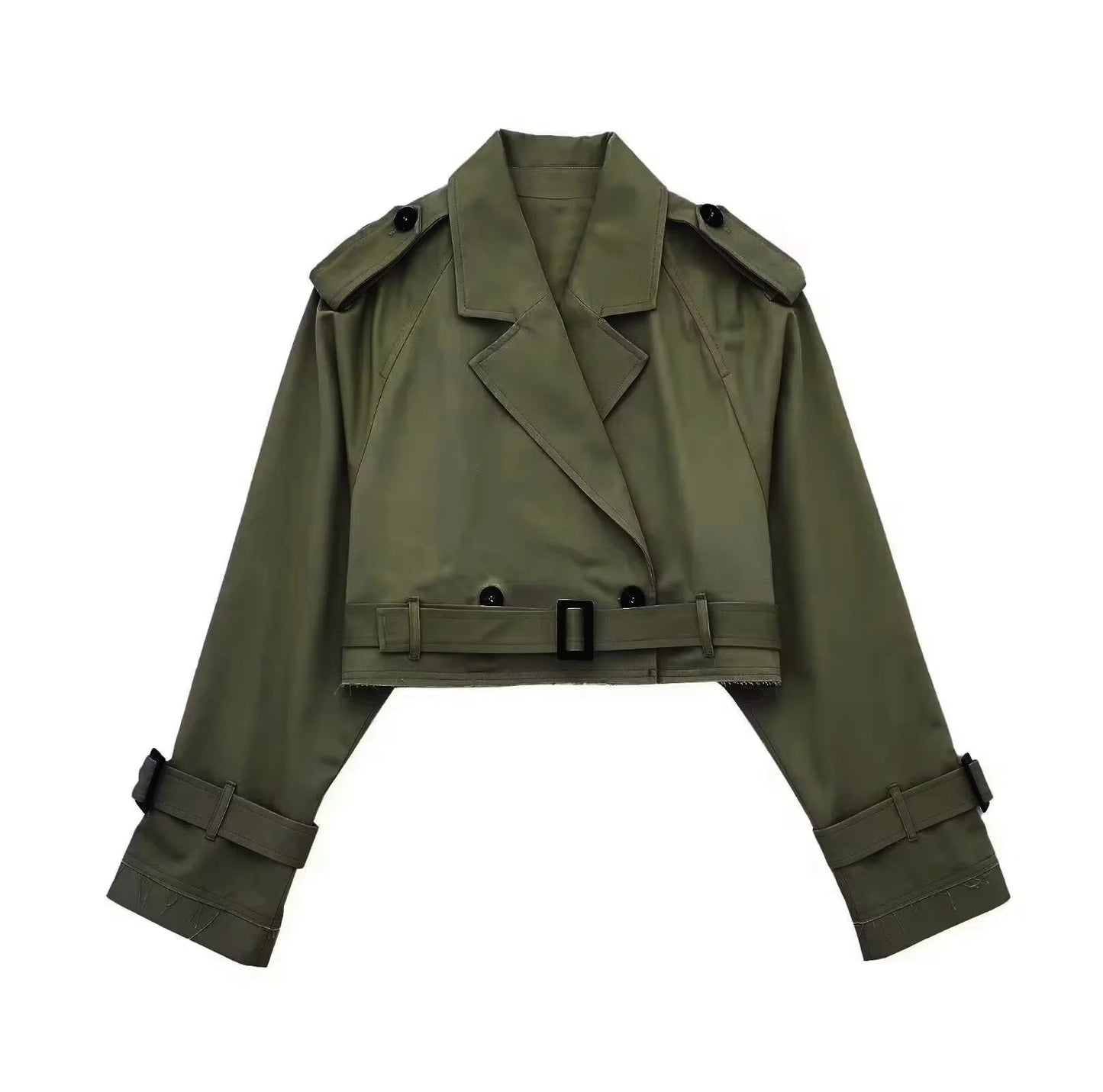 Korte Trenchcoat voor Vrouw Waterdicht