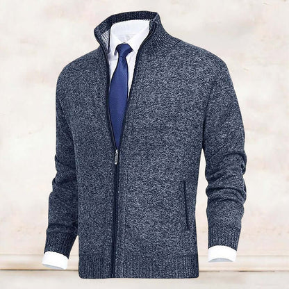 Herenvest Zachte Stof Elegant voor Alle Seizoenen
