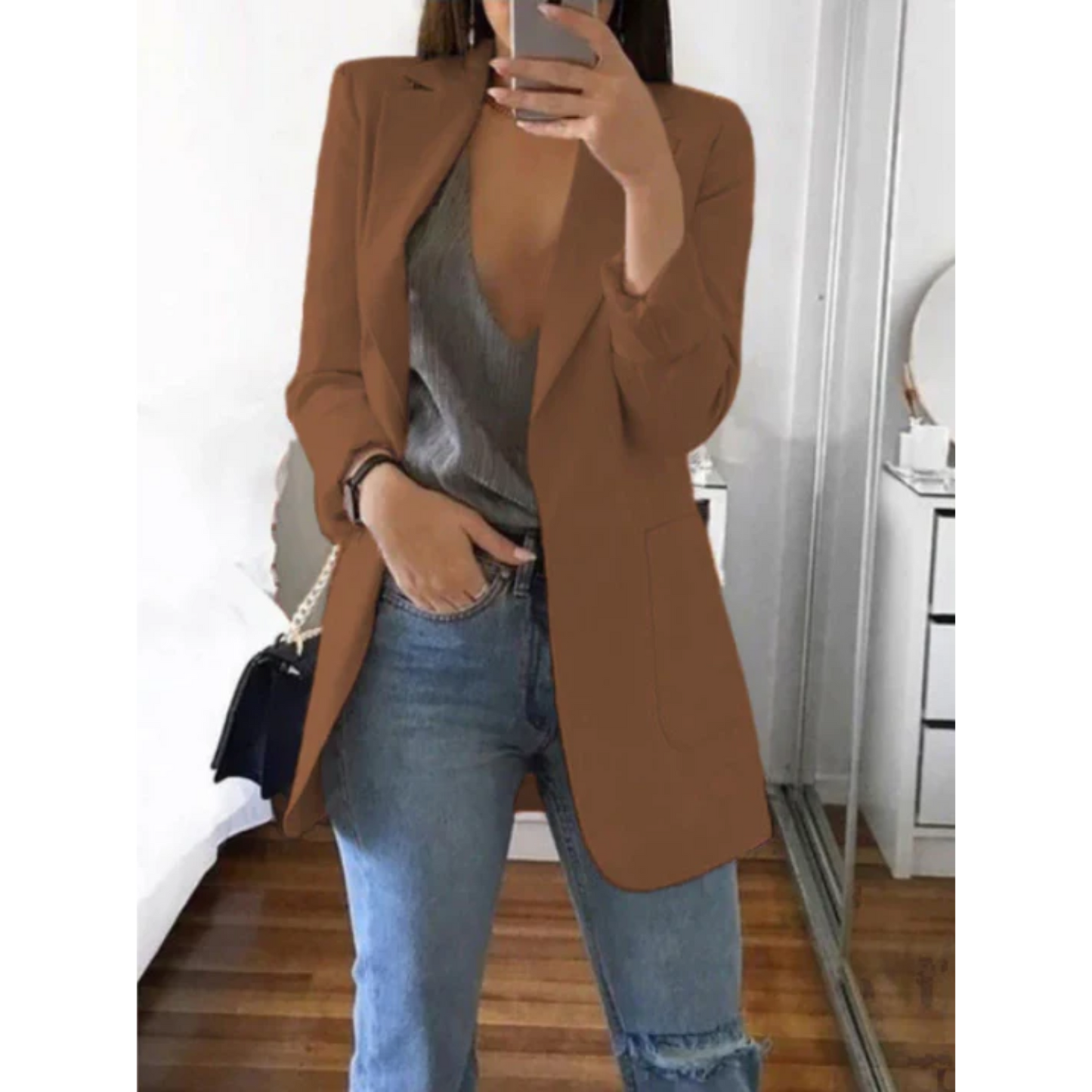 Slimfit Blazer Modern Stijlvol Designer Jacket