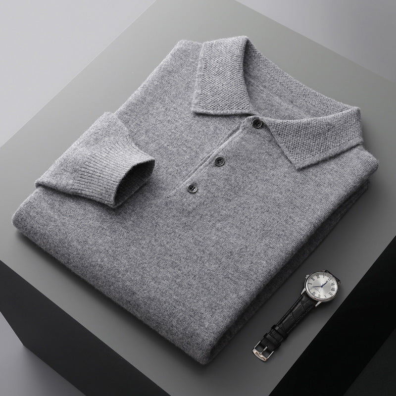 Heren Polo Shirt Klassiek Wit van Vincenzo
