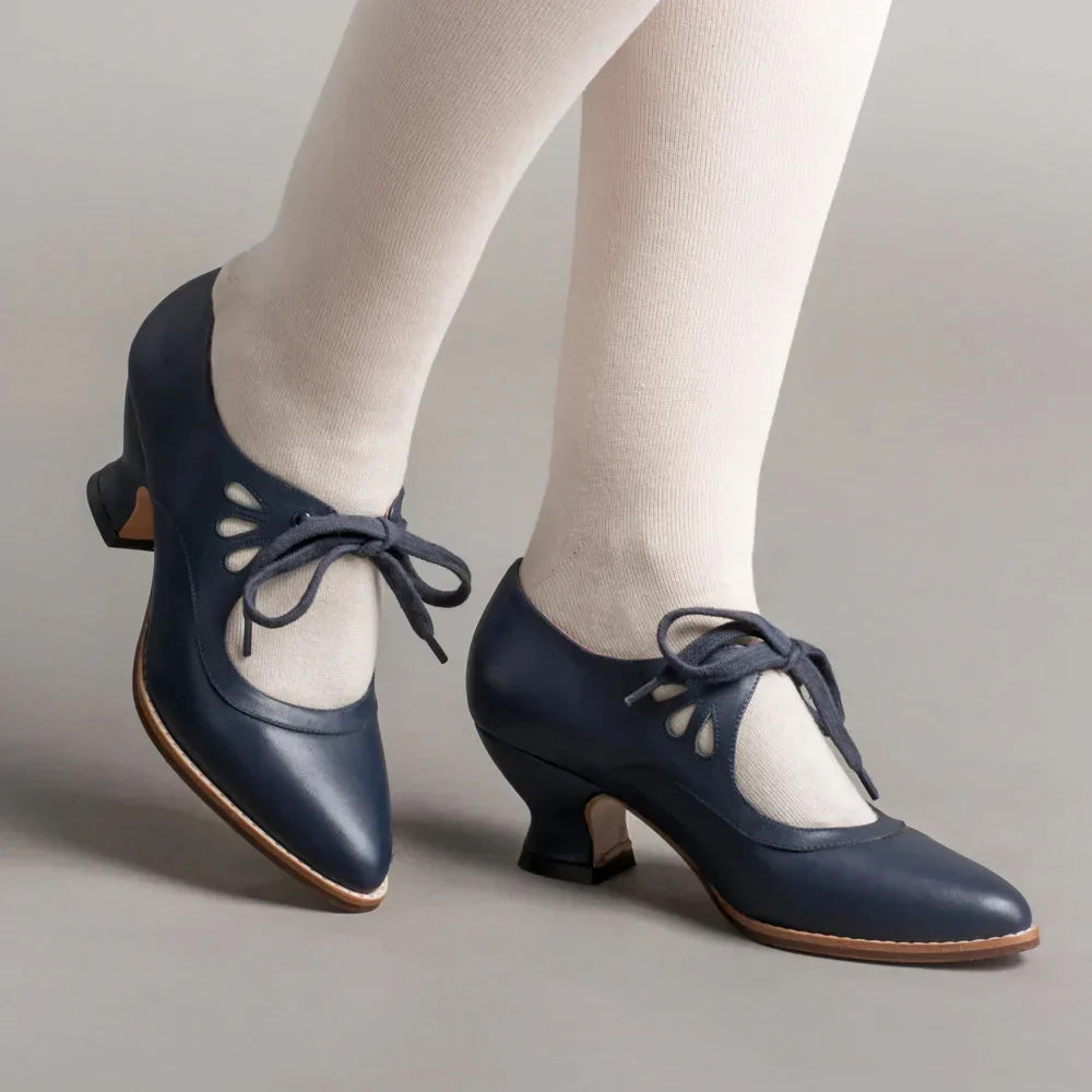 Dameschoenen met Hoge Hak Orthopedisch Leer Comfortabele Schoenen