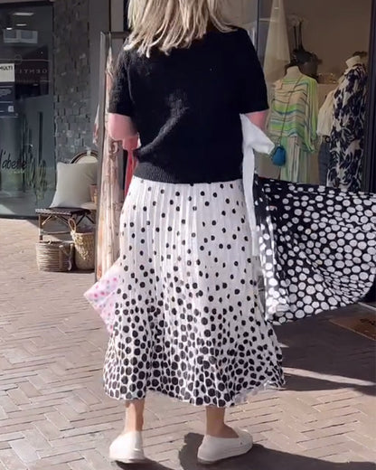 Elegante Rok met Plooi
