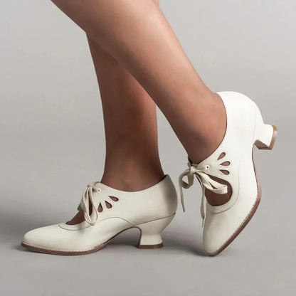 Dameschoenen met Hoge Hak Orthopedisch Leer Comfortabele Schoenen