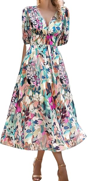 Elegante Bloemen Jurk Francisca