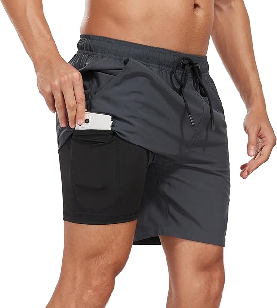 Herenswimshort Sportivo Zwart Blauw