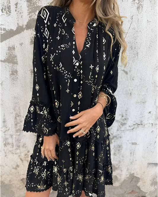Elegante Jurk voor Vrouw Comfortabel Feestelijke Outfit - StudioMarella