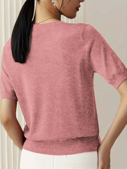 Dames T-Shirt Comfortabele Stijlvolle Top
