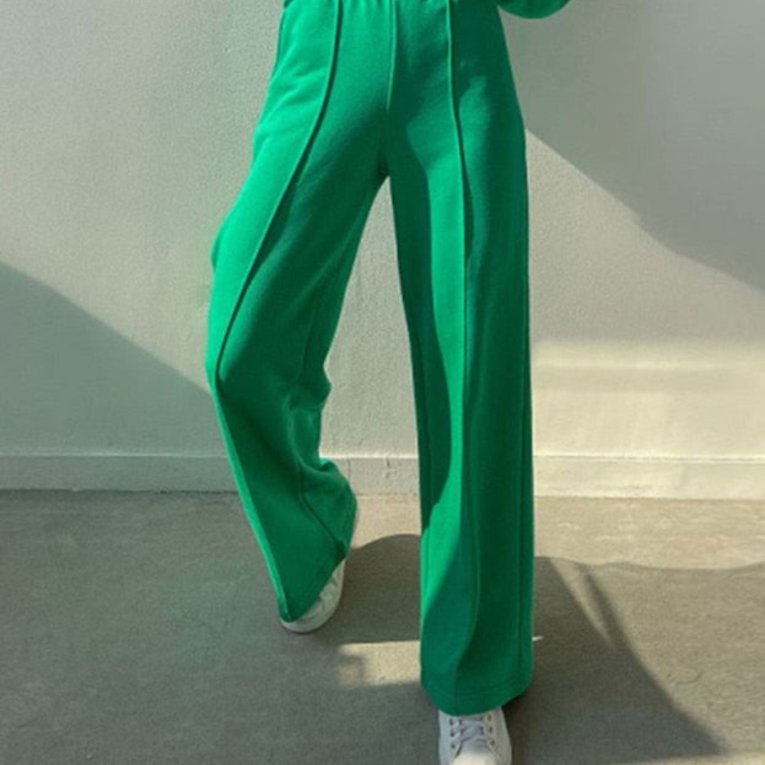 Dames Joggingset Zacht Comfortabel Jogbroek en Sweatshirt