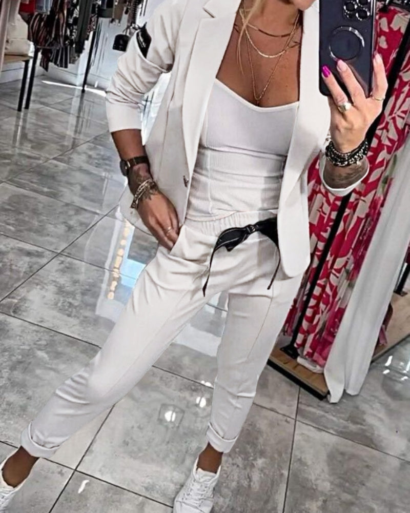 Blazer Set Dames Stilvolle Kostuum damescollectie