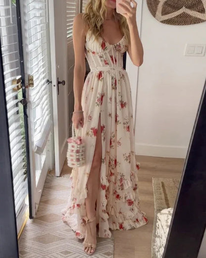 Dames Zomerjurk Bloemen Maxi Jurk voor Vrouw - StudioMarella