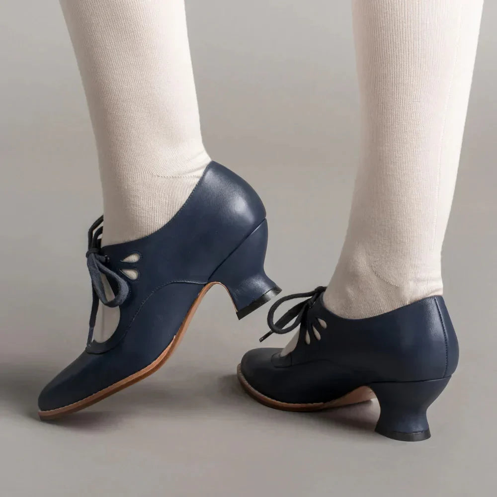 Dameschoenen met Hoge Hak Orthopedisch Leer Comfortabele Schoenen