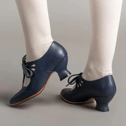 Dameschoenen met Hoge Hak Orthopedisch Leer Comfortabele Schoenen
