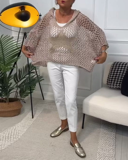 Luxe Pizzo Trui Losse Pasvorm