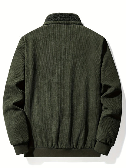 Warme Heren Winterjas met Reverskraag en Stijlvol Design