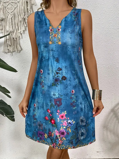 Mouwloze Jurk voor Vrouw Lente Zomer Collectie