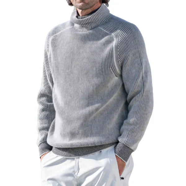 Heren coltrui Warm en Stijlvol Ribstructuur Wintercollectie