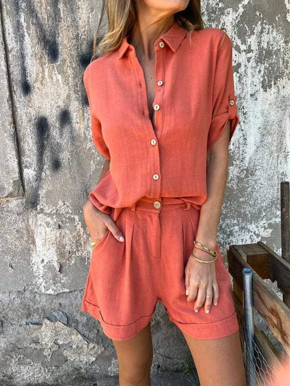 Dames Set Linnen Elegant Model