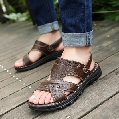 Mode Sandalen van Leer