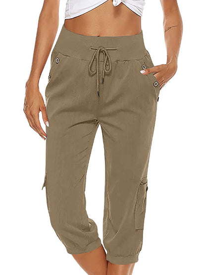Dames Joggingbroek Elastisch Met Zakken Comfortabele Pasvorm
