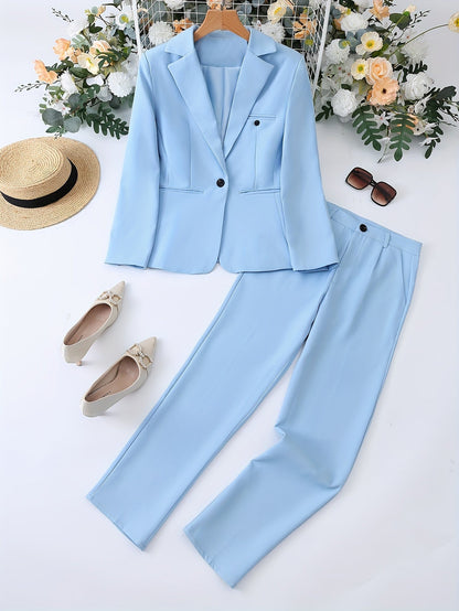 Dames Blazer Pak Reverskraag Tijdloos en Elegant