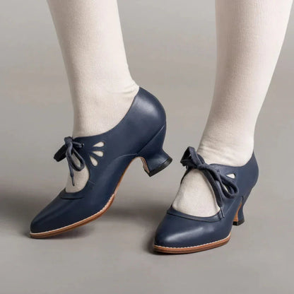 Dameschoenen met Hoge Hak Orthopedisch Leer Comfortabele Schoenen