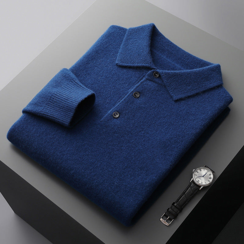 Heren Polo Shirt Klassiek Wit van Vincenzo