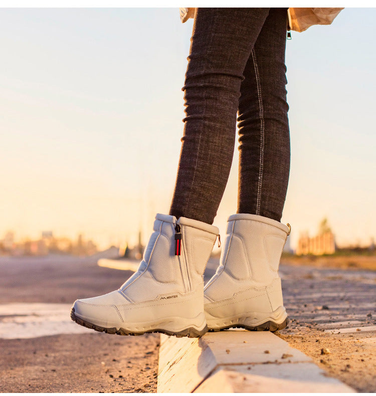 Dames Sneeuwlaarzen Waterdicht Warm Antislip Laarzen voor Winter