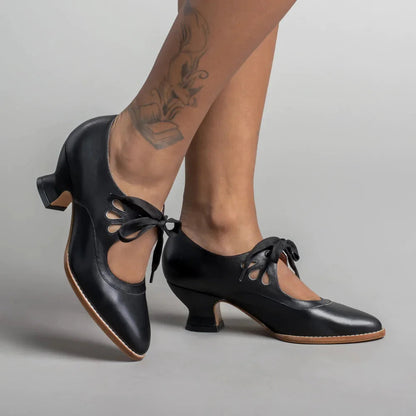 Dameschoenen met Hoge Hak Orthopedisch Leer Comfortabele Schoenen