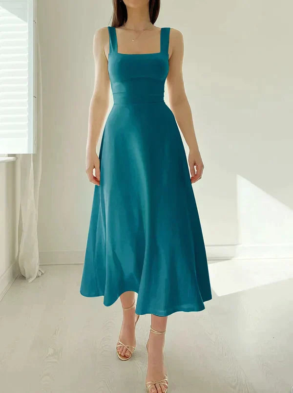 Midi Jurk Elegante Gabriella Stijl