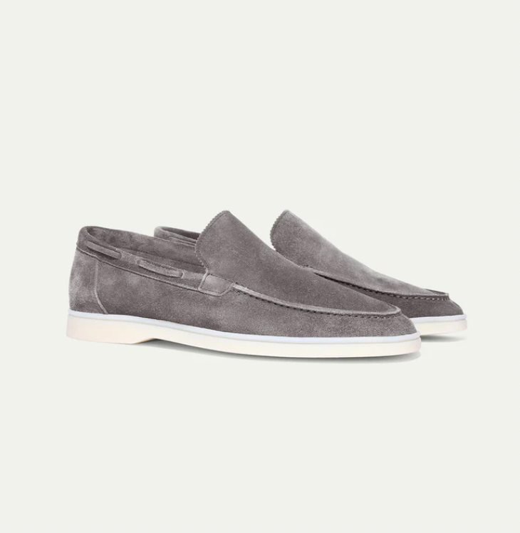 Lederen Loafer Heren Schoenen Casual Ronde Neus