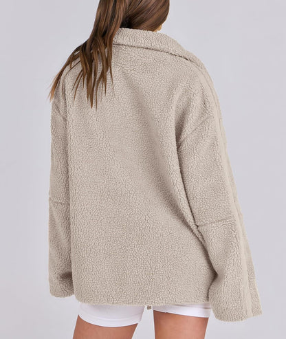 Dames Fleecejas Warm en Zacht voor Winter